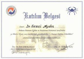 Doç. Dr. Sezai Aydın