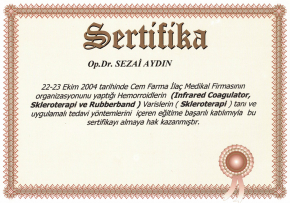 Doç. Dr. Sezai Aydın